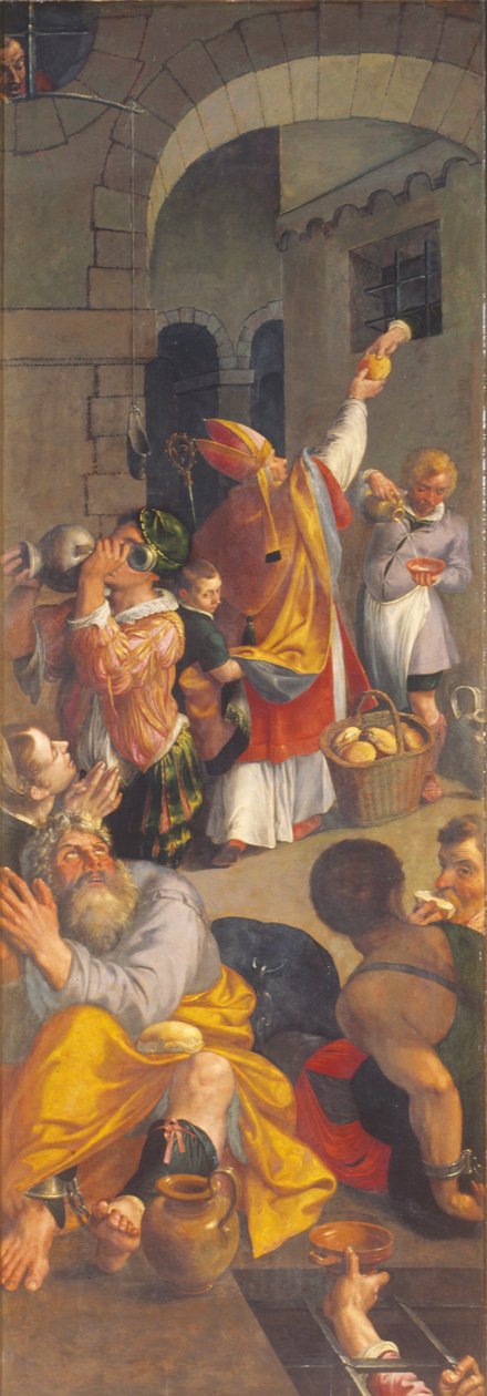 Sint Eligius bezoekt de gevangenen door Ambrosius the Elder Francken or Franck