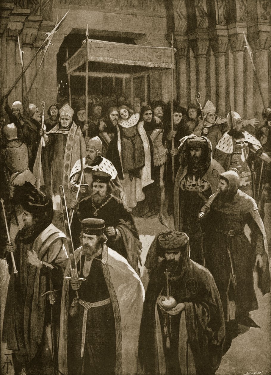 De recessie na de kroning van Richard II, Vigilie van St. Kenelm, 16 juli 1377, uit 