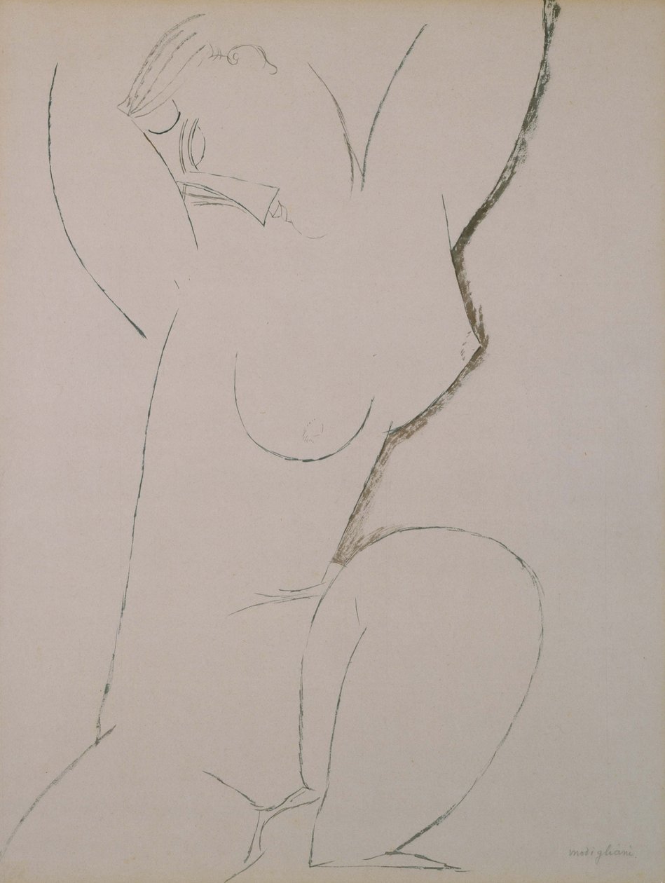 Kariatide door Amedeo Modigliani