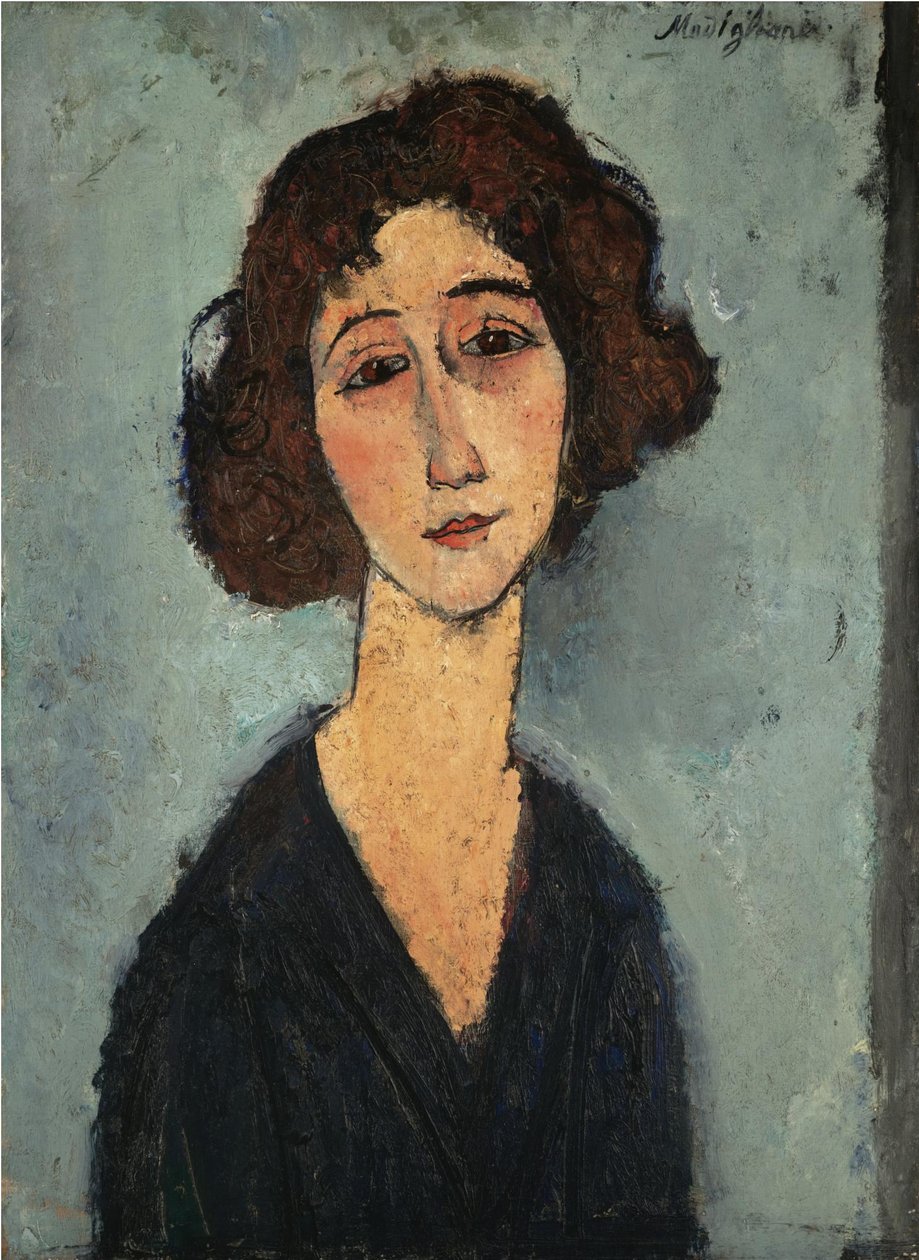 Jonge Vrouw door Amedeo Modigliani