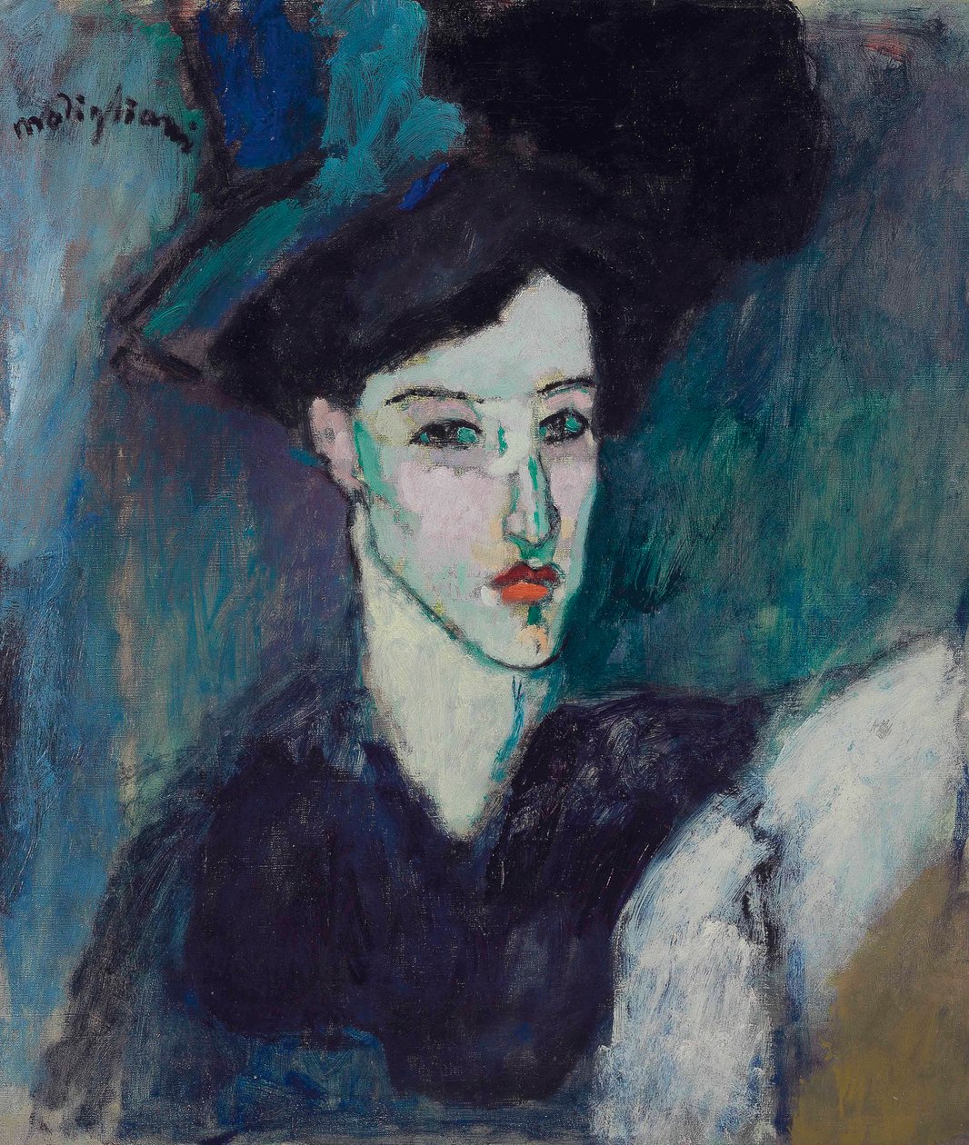 Duits: De Jodin door Amedeo Modigliani