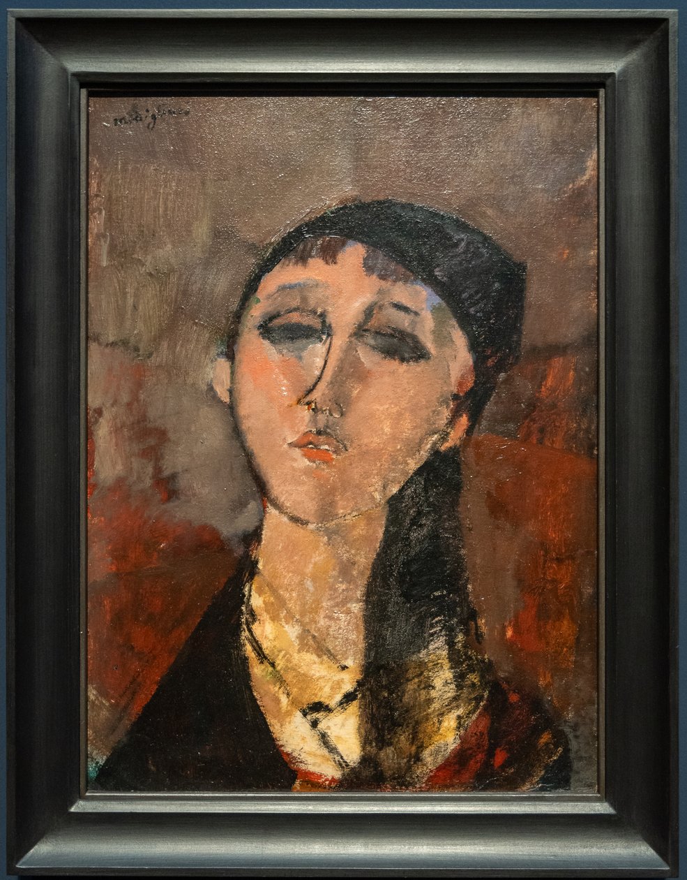 Hoofd van een meisje (Louise) door Amedeo Modigliani