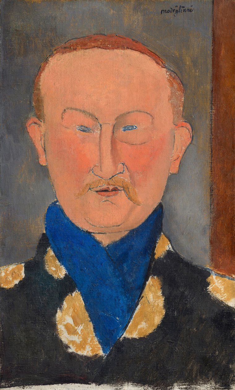 Léon Bakst door Amedeo Modigliani