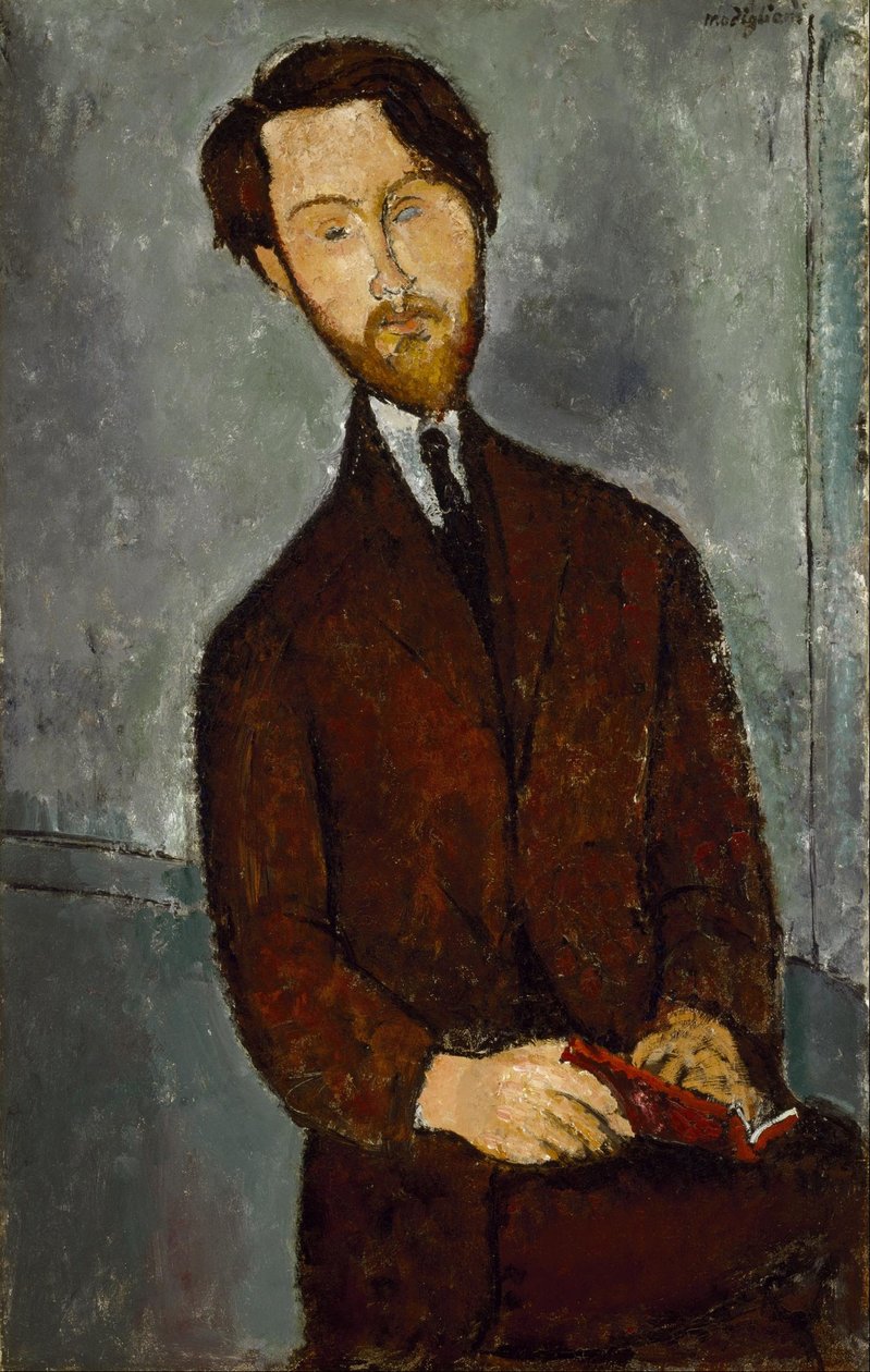 Léopold Zborowski door Amedeo Modigliani