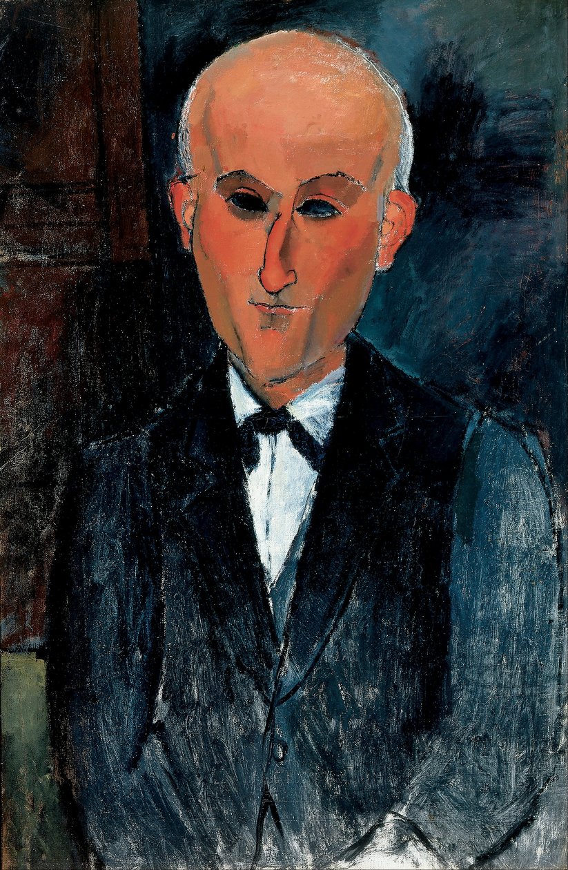Max Jacob door Amedeo Modigliani