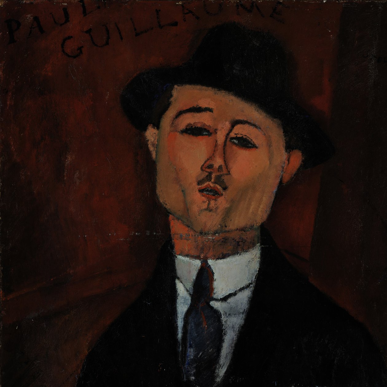 Paul Guillaume, nieuwe coureur door Amedeo Modigliani