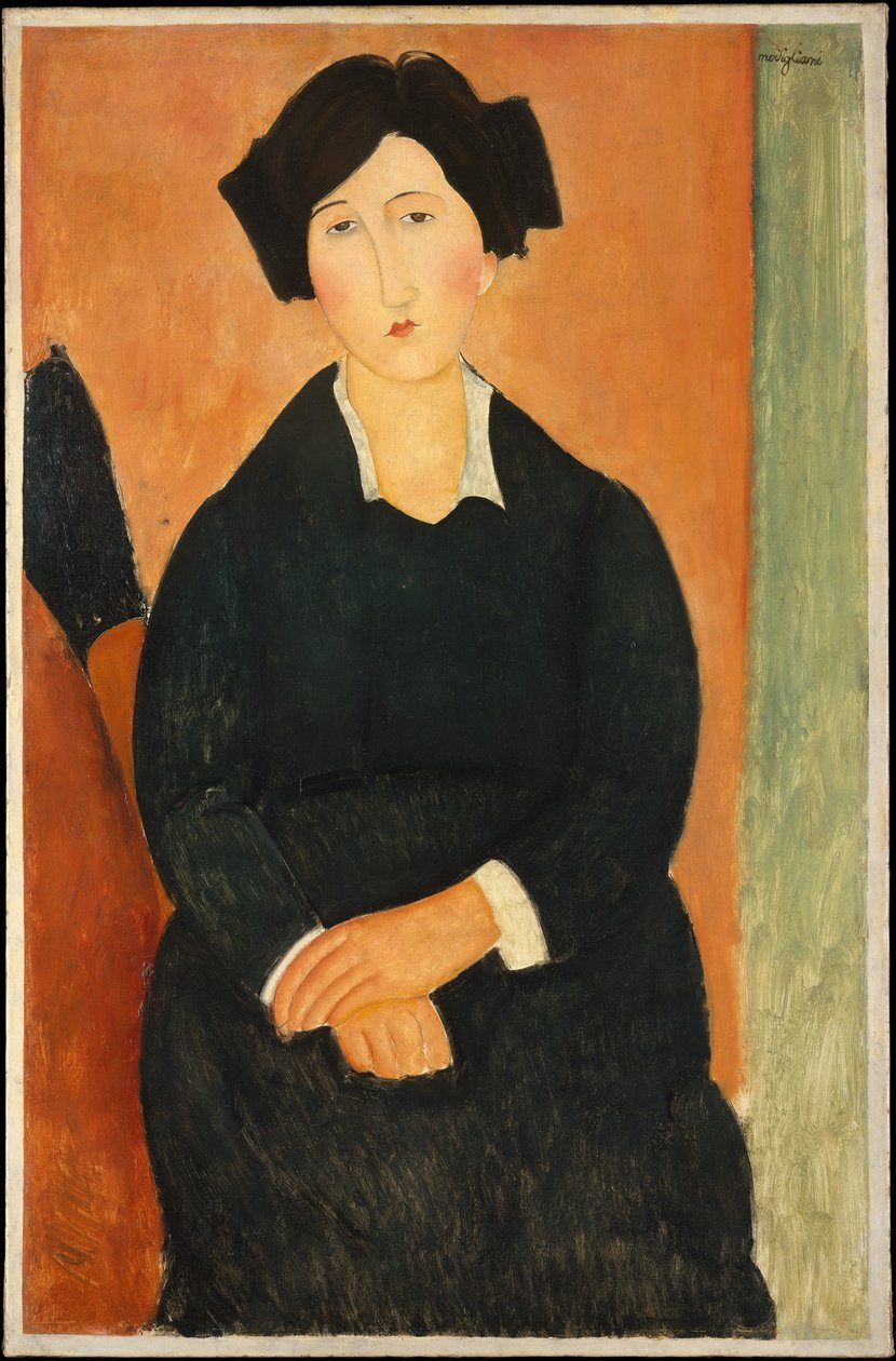 De Italiaanse vrouw door Amedeo Modigliani