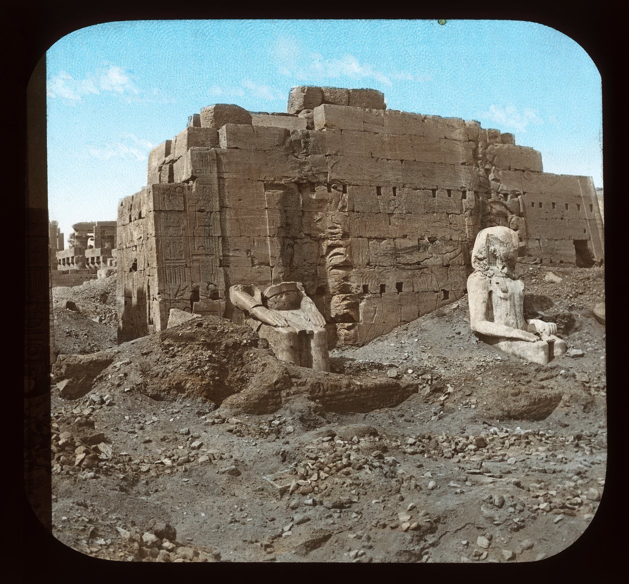 Egypte - Grote beelden van Karnak door American Photographer