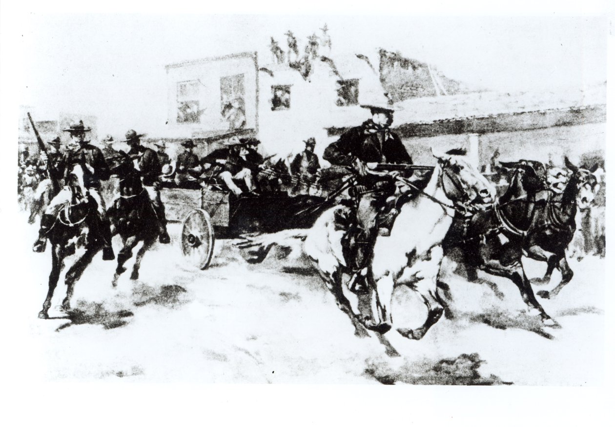Garret brengt Billy the Kid binnen door American Photographer