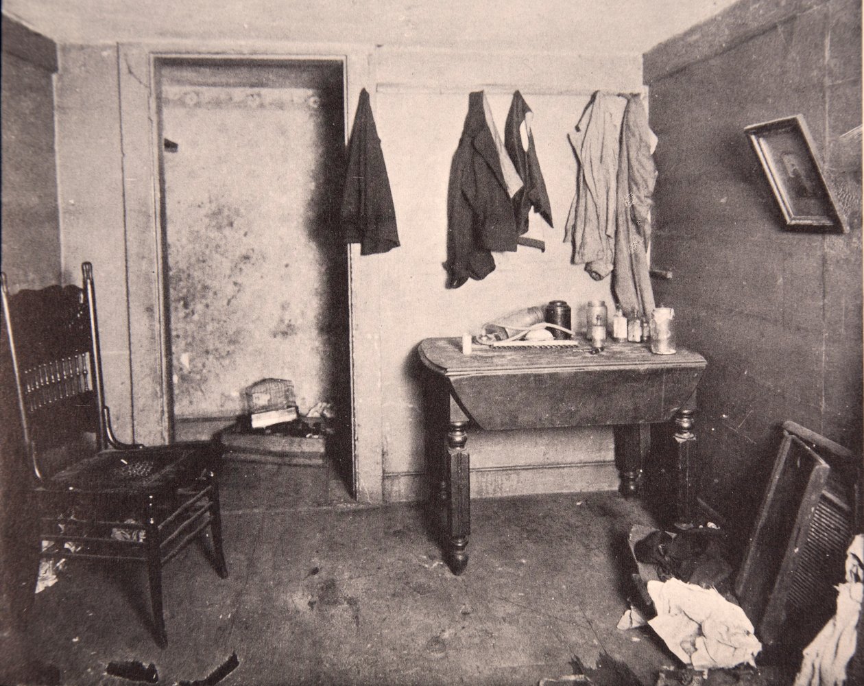 New Yorkse huurwoningen, 1890s door American Photographer
