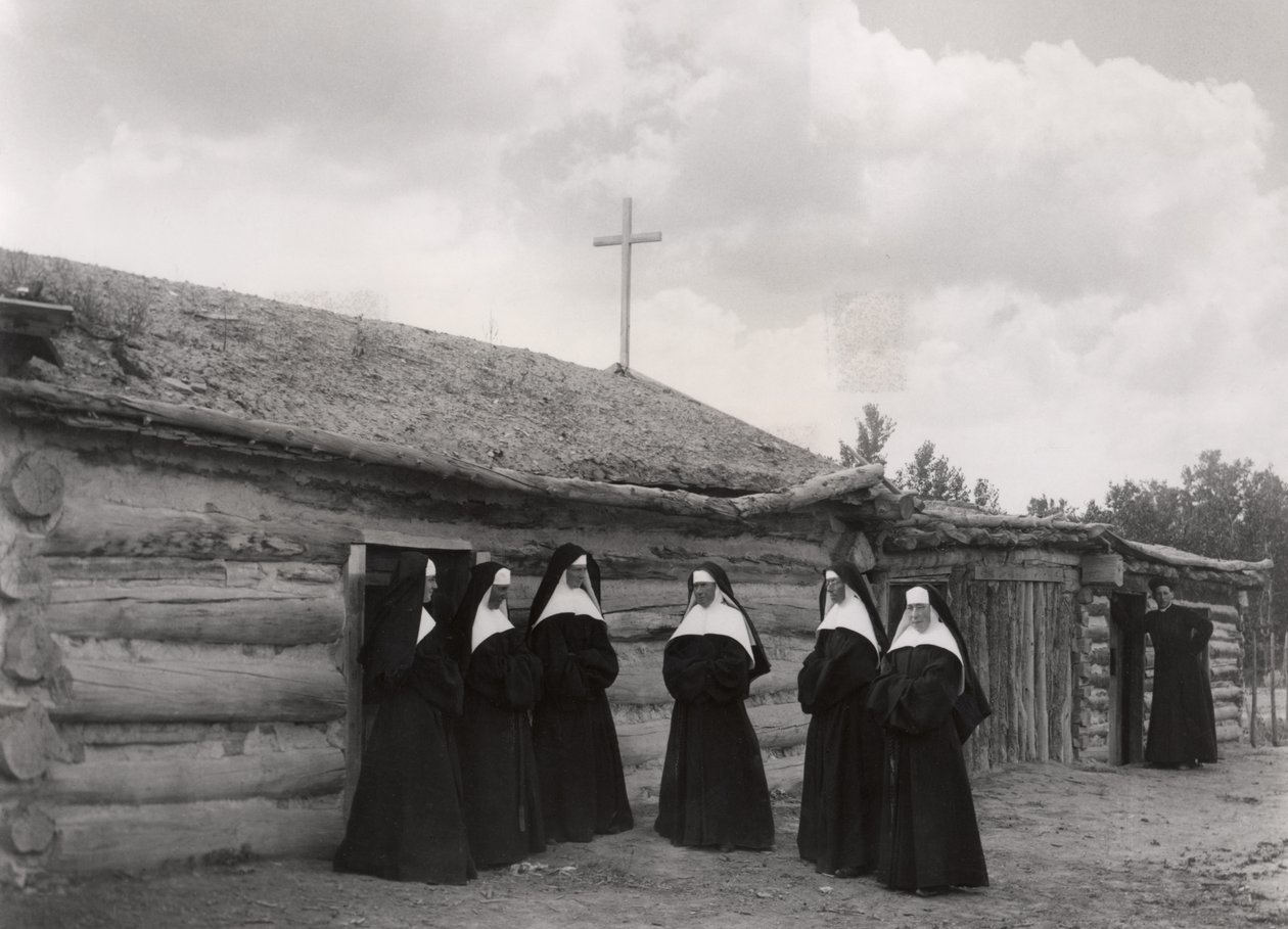 Nonnen voor de Saint Labre-missie, Ashland, Montana door American Photographer