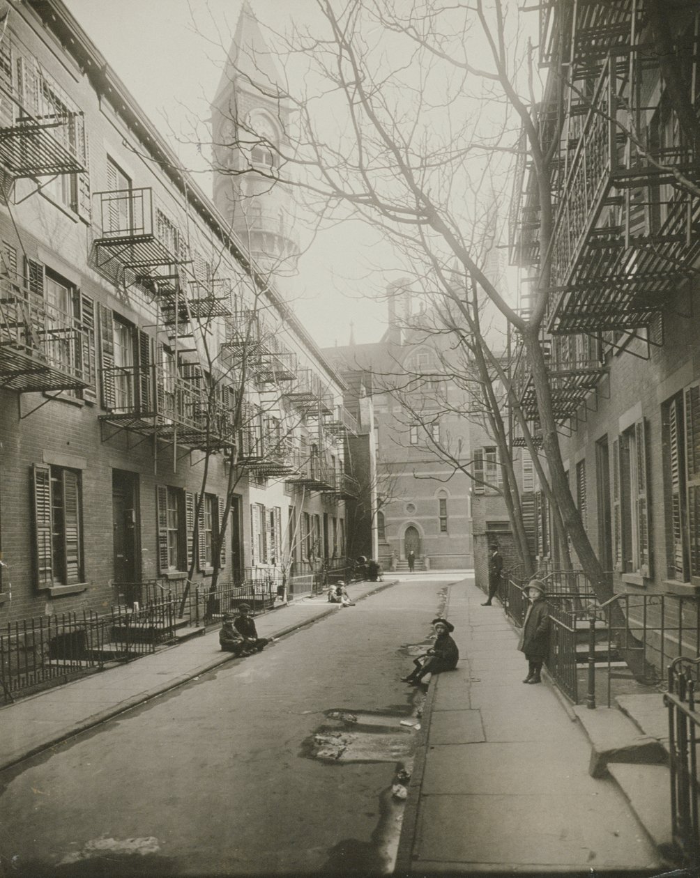 Patchen Place, Greenwich Village, New York, 1916-20 door American Photographer