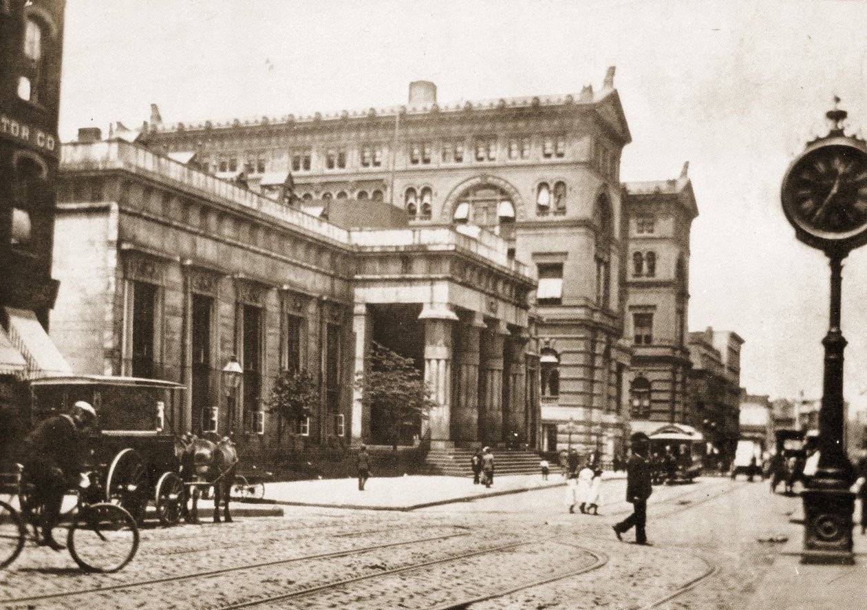 De Oude Tombs gevangenis en Criminal Courts Building, Centre Street, New York City, 1895 door American Photographer