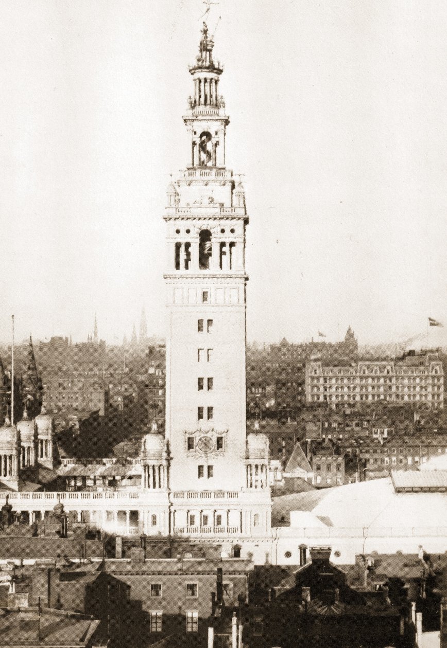 De tweede Madison Square Garden, bij Madison Square, ca. 1895 door American Photographer