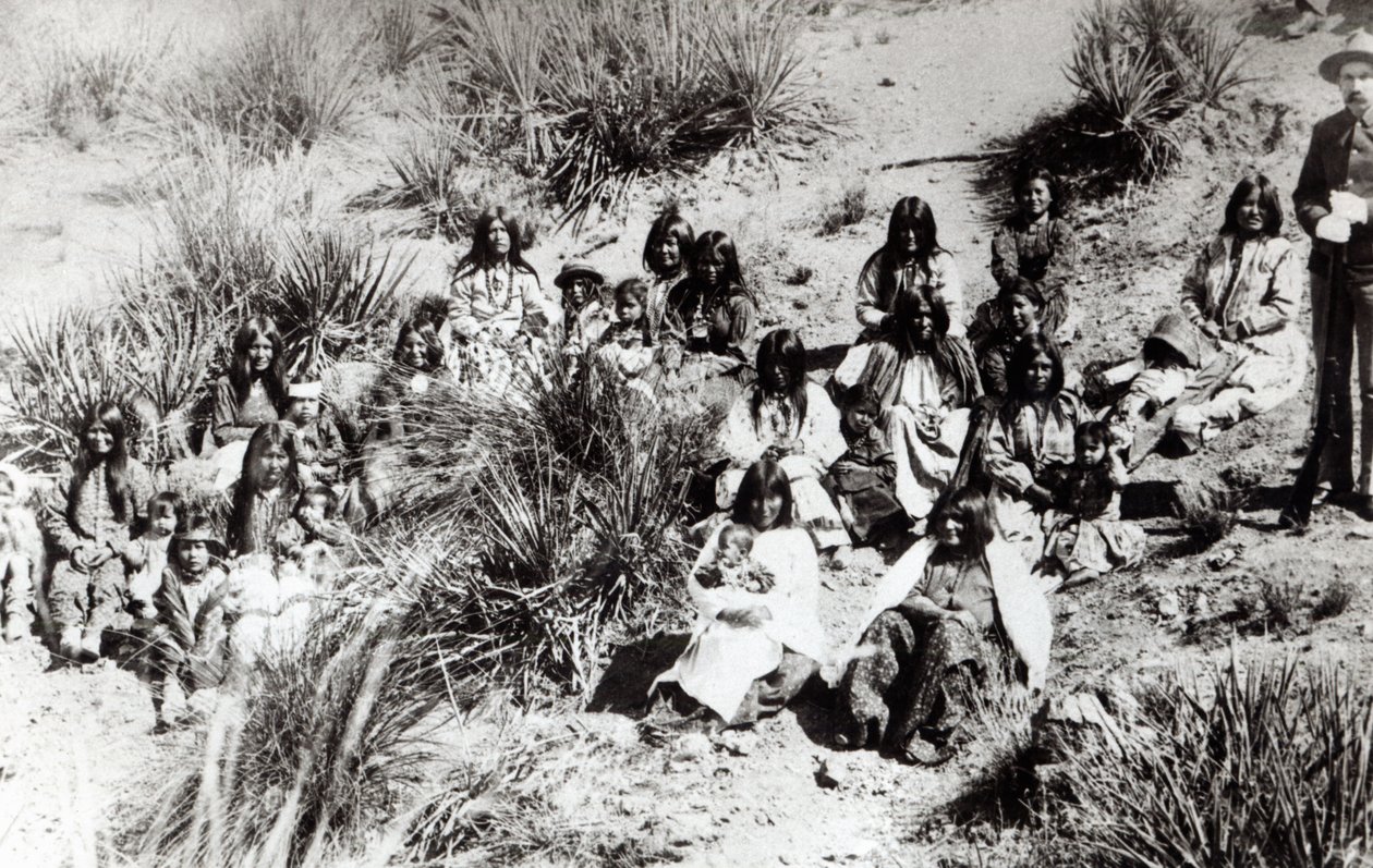 De laatste van de ontsnapten na de definitieve nederlaag van Geronimo door American Photographer