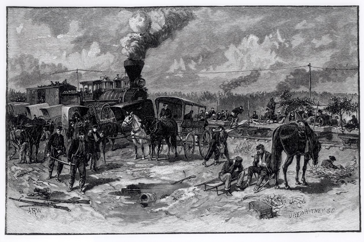 Na de Slag bij Seven Pines, juni 1862, uit 
