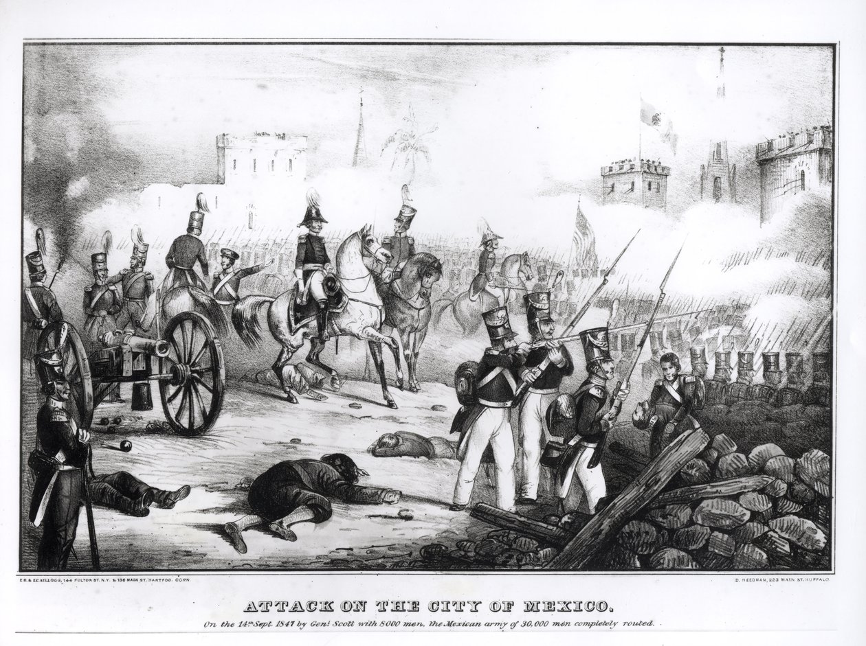Aanval op de stad Mexico, 14 september 1847 door American School