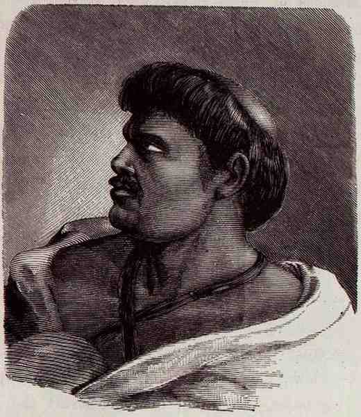 Capitao Vei-Bang, hoofd van de Coroados, uit The Amazon and Madeira Rivers, door Franz Keller, 1874 door American School
