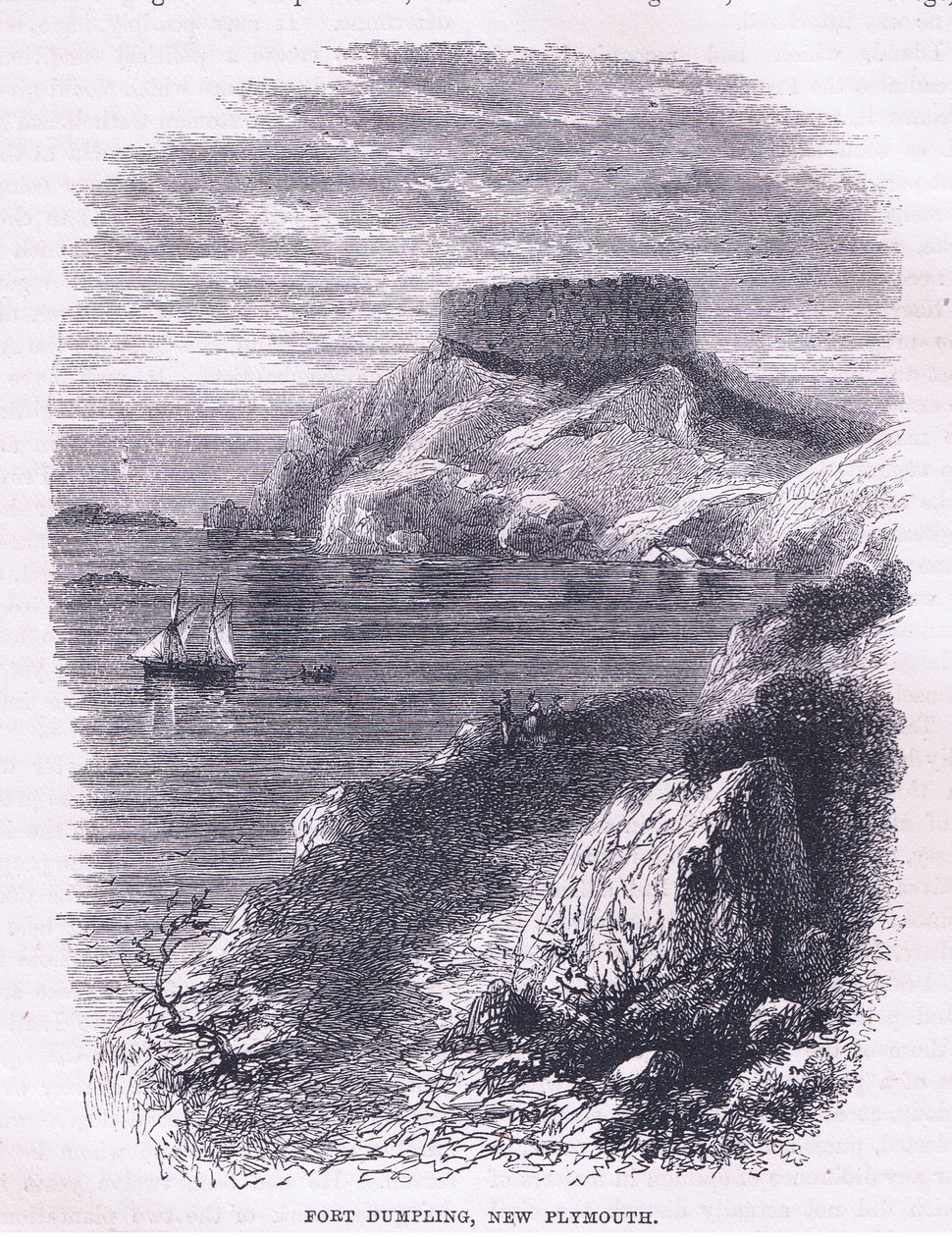 Fort Dumpling, New Plymouth 1665, illustratie uit Cassells Geschiedenis van de Verenigde Staten uitgegeven door Petter & Galpin ca. 1890 door American School