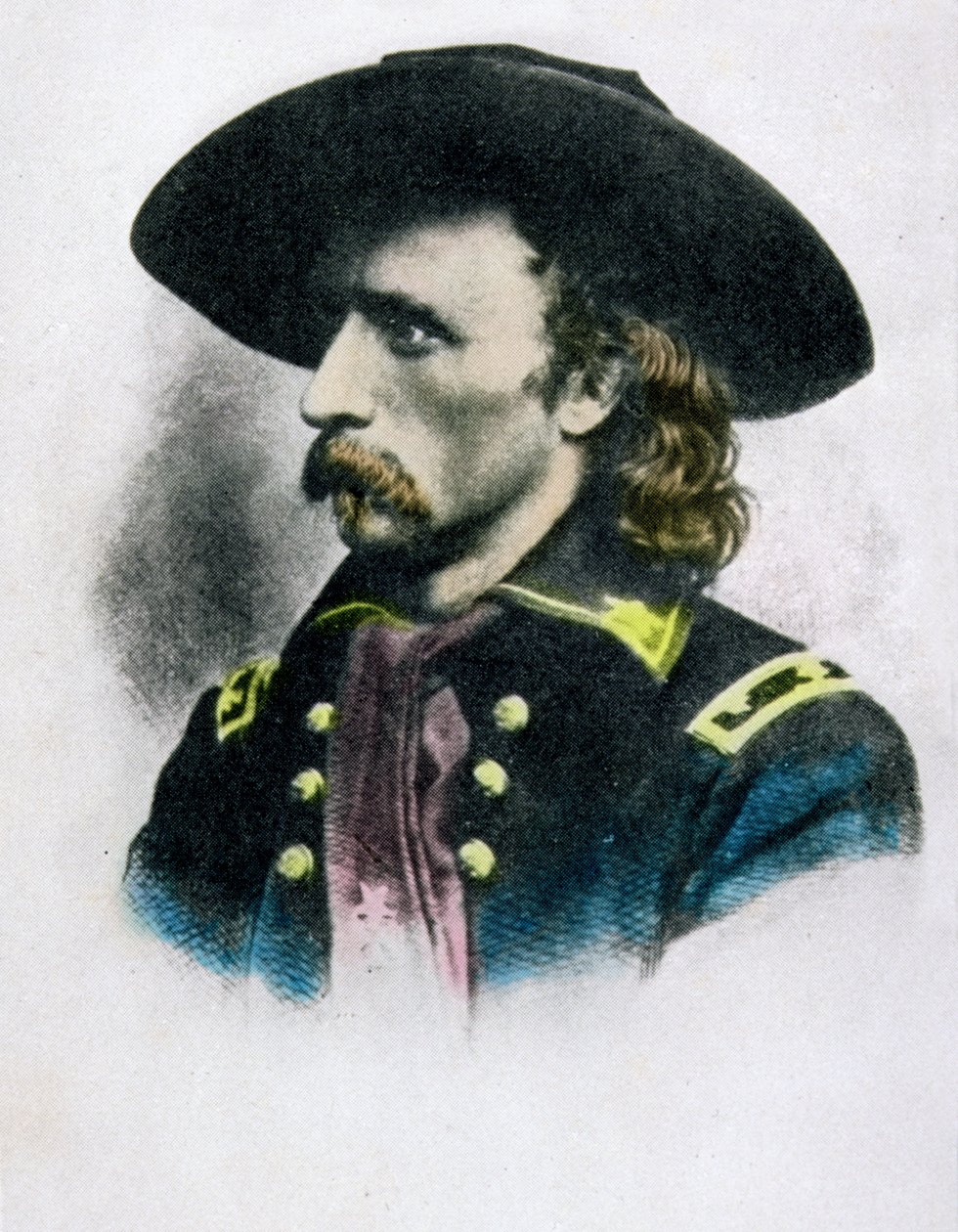 George Armstrong Custer (latere inkleuring) door American School