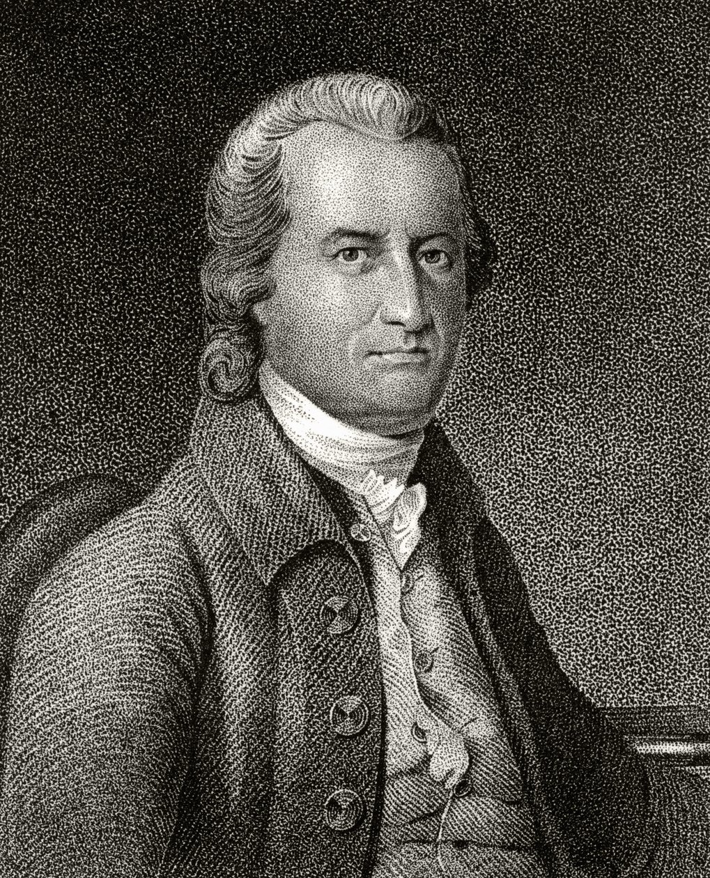 Oliver Wolcott, gegraveerd door James Barton Longacre door American School