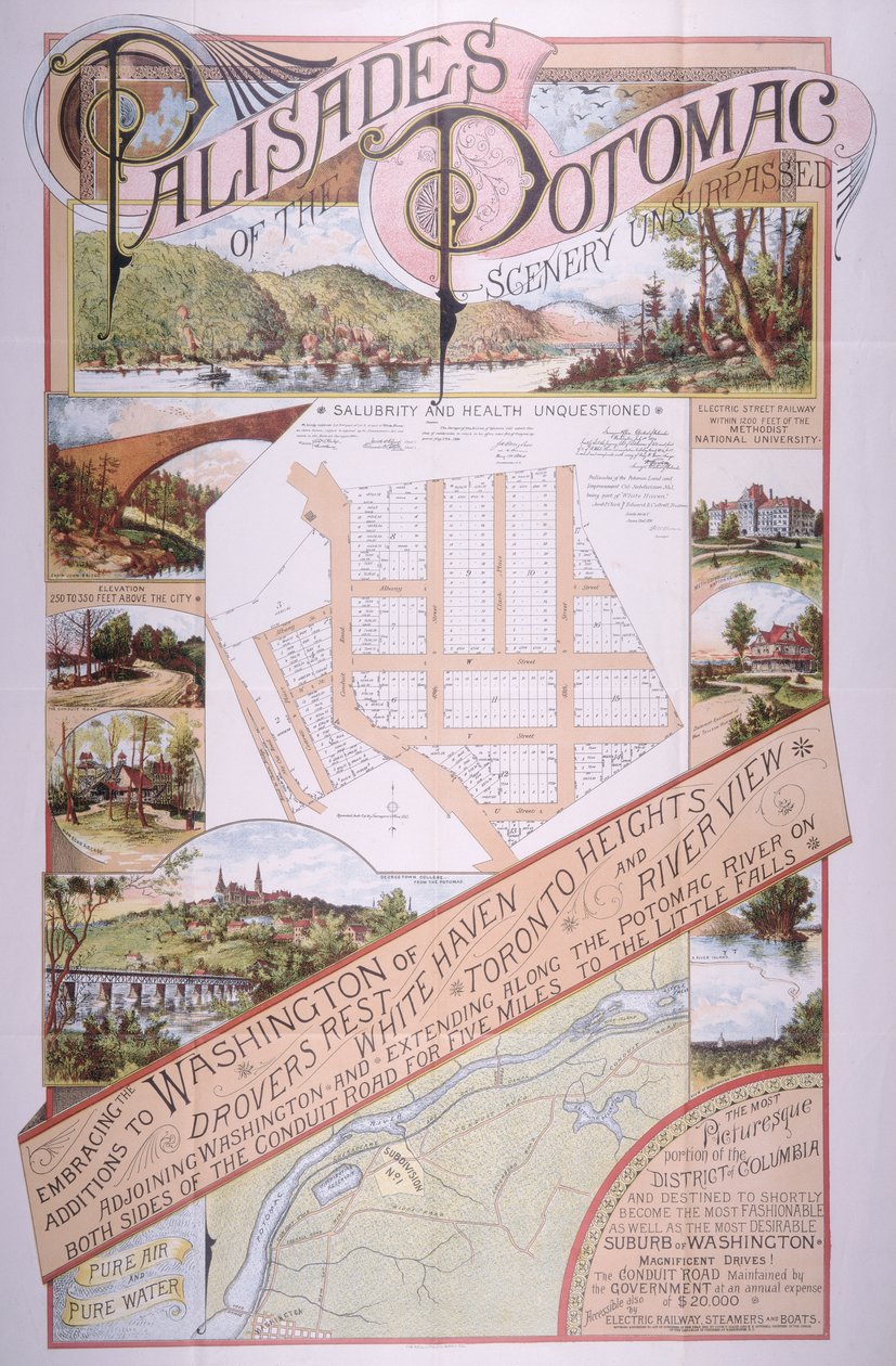 Palisades van de Potomac door American School