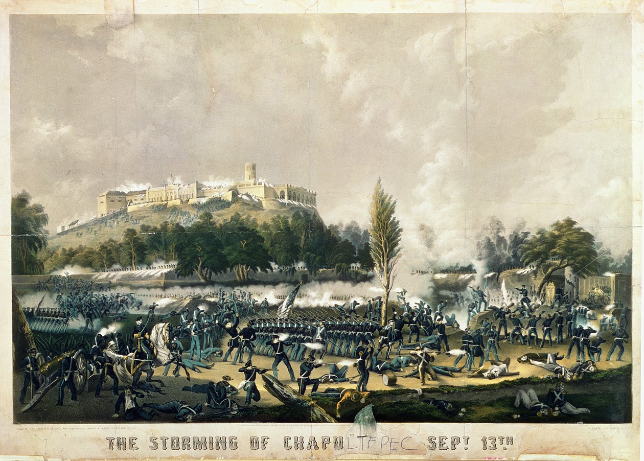 De bestorming van Chapultepec, 13 september 1847 door American School