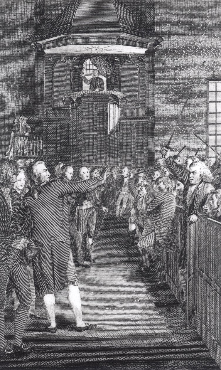Stadsvergadering, c.1770, uit 