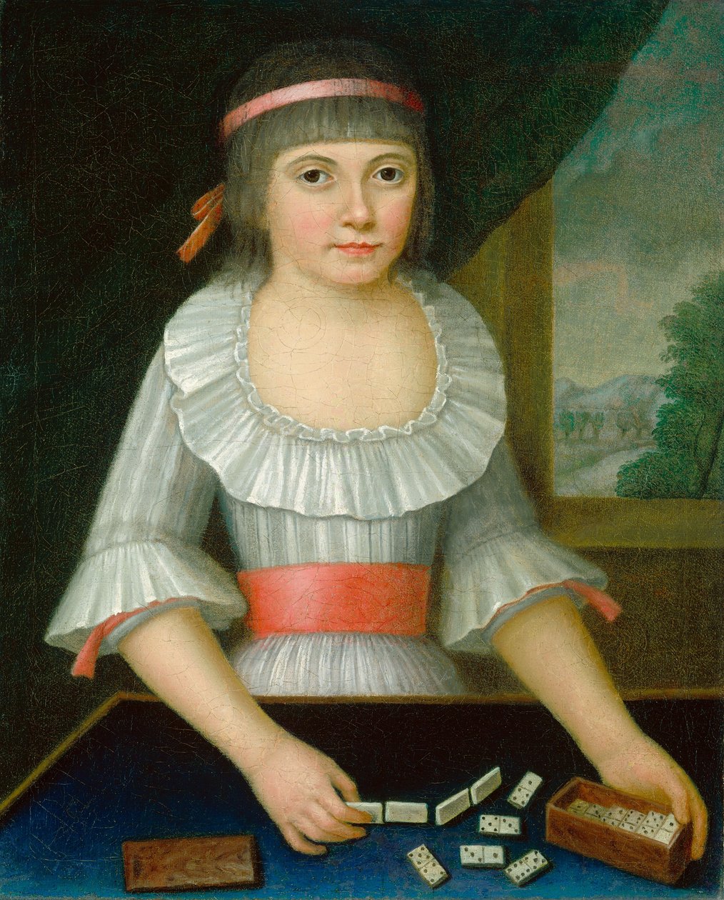 Het dominomeisje door American 18th Century