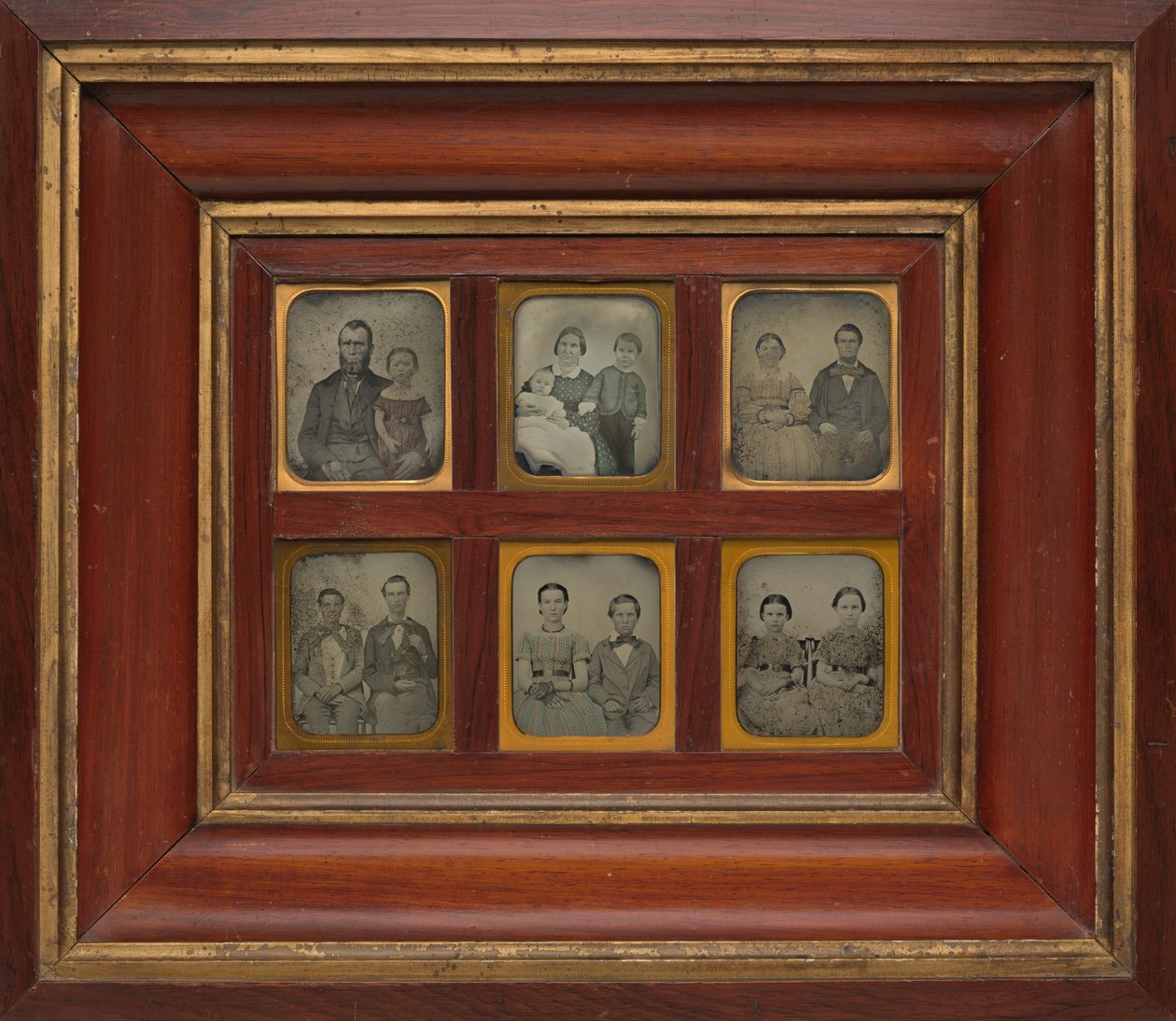 De Familie Smith door American 19th Century