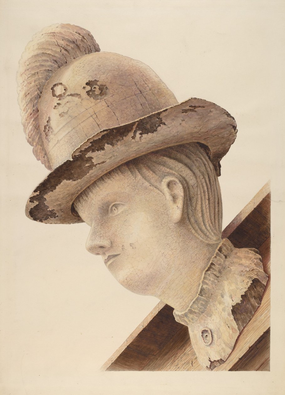 Boegbeeld van Schoener "Haroldine" door American 20th Century