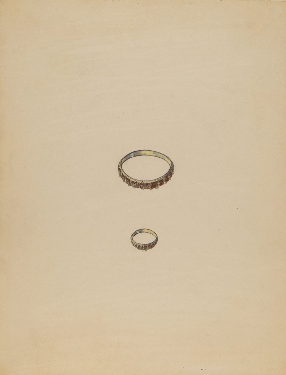 Ring door American 20th Century