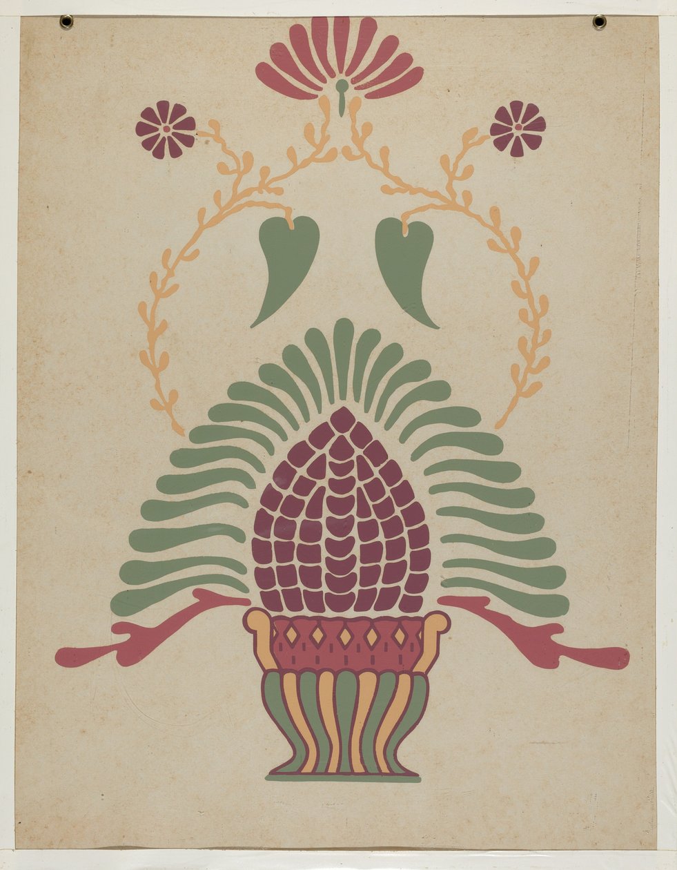 San Gabriel Missie Priestergewaad uit de portfolio "Decoratieve Kunst van Spaans Californië" door American 20th Century