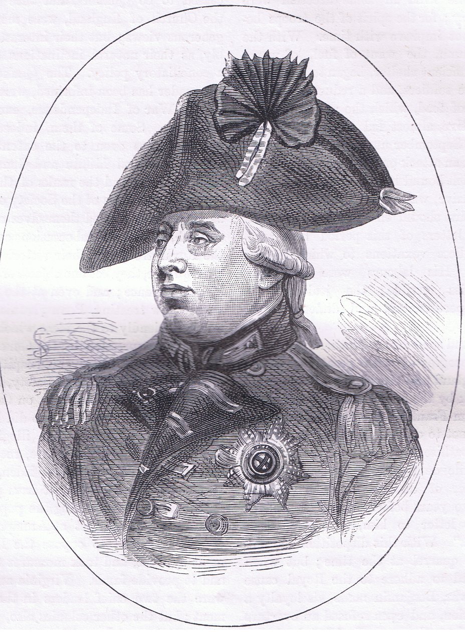 Koning George III door American English school