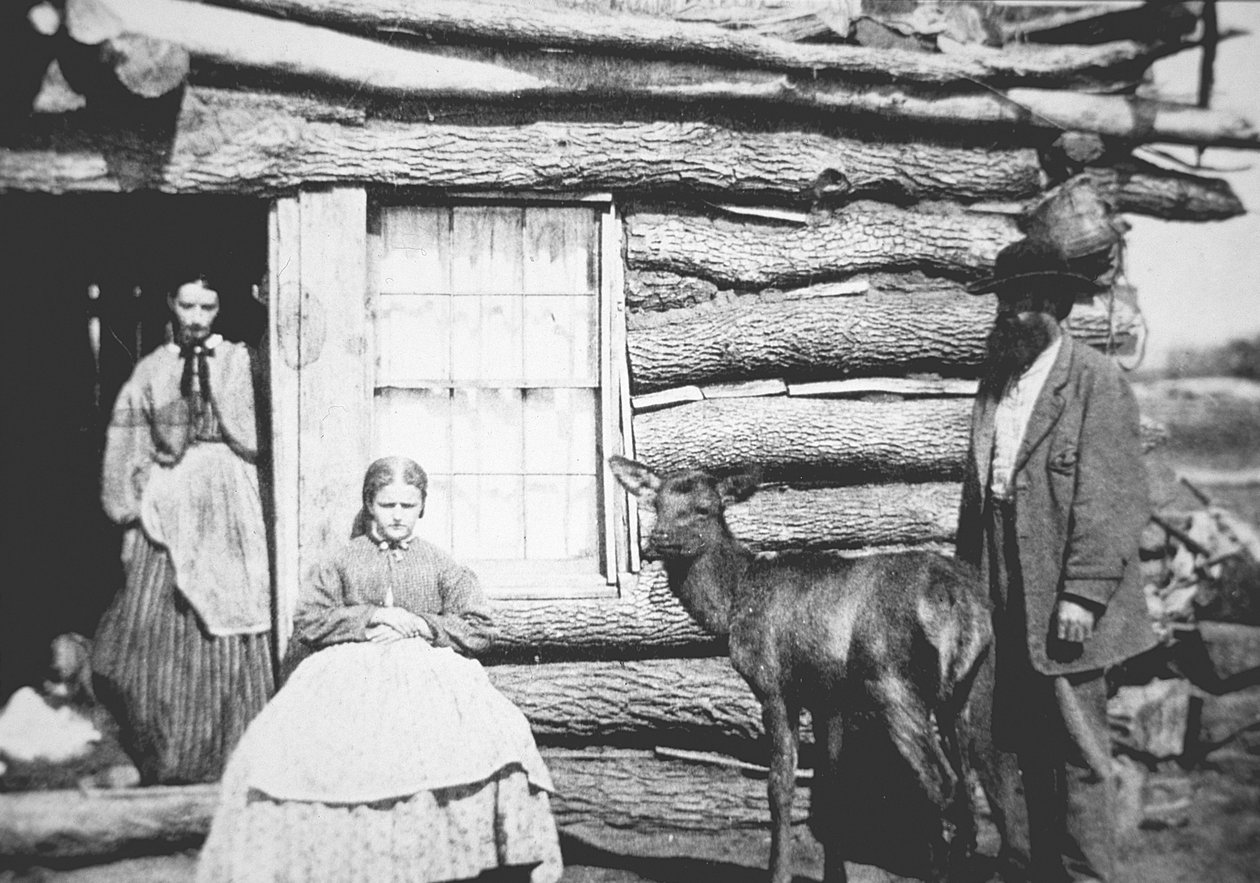 Amerikaanse pionier, Clear Creek, Kansas door American Photographer