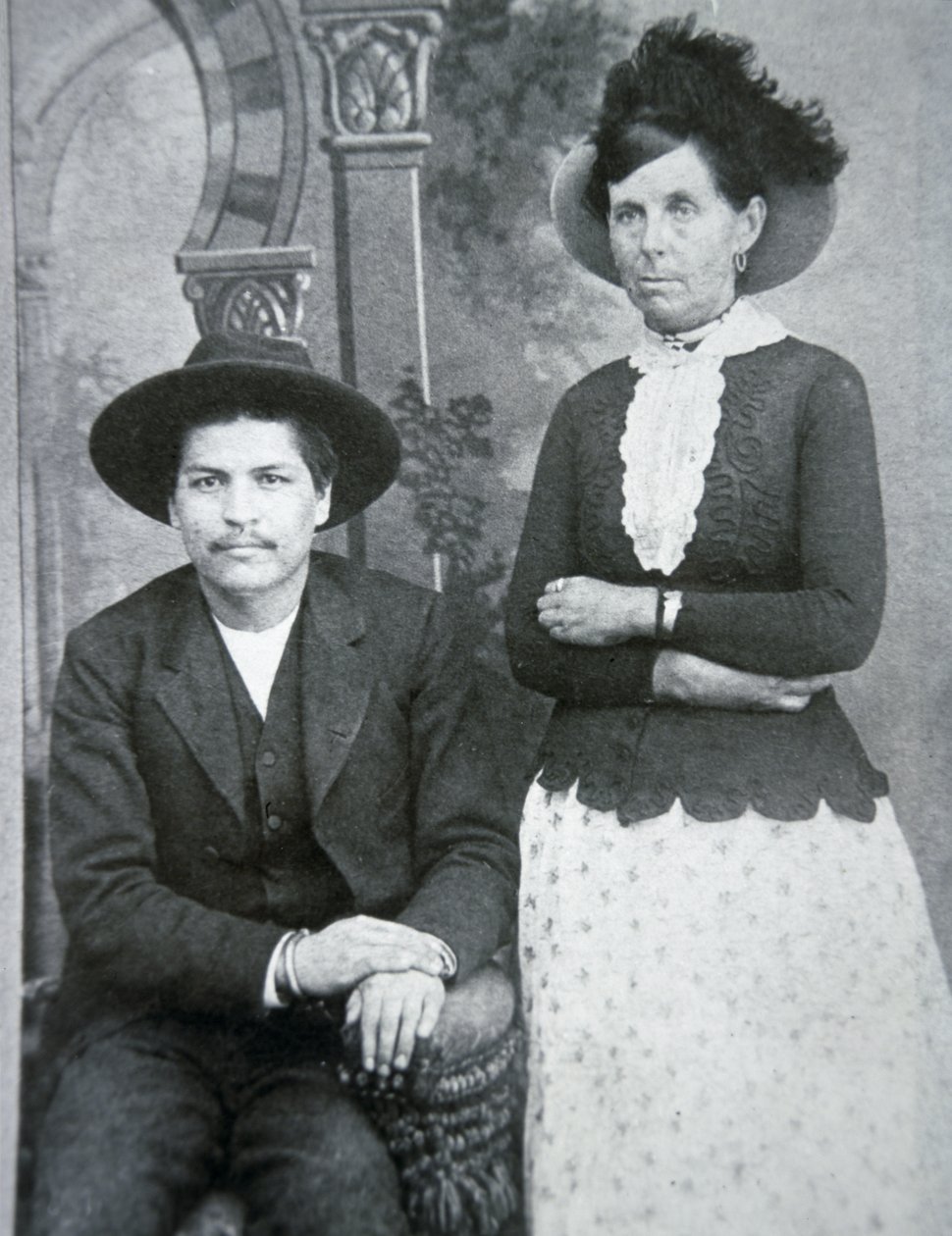 Belle Starr met haar minnaar 