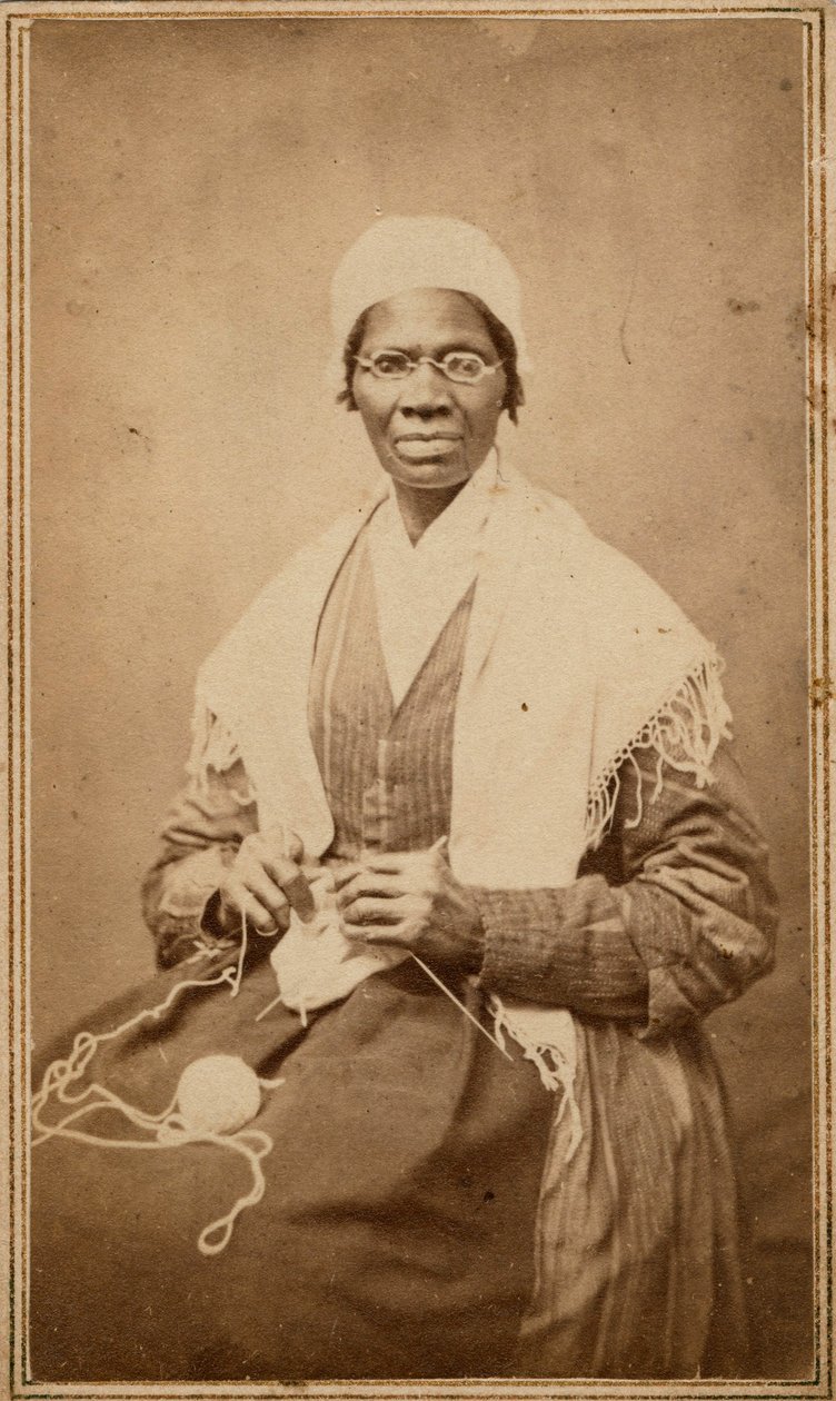 Carte de visite van Sojourner Truth, 1864 door American Photographer