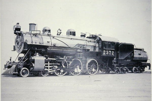 Locomotief 2372 klasse T-32 van de Southern Pacific Railroad door American Photographer
