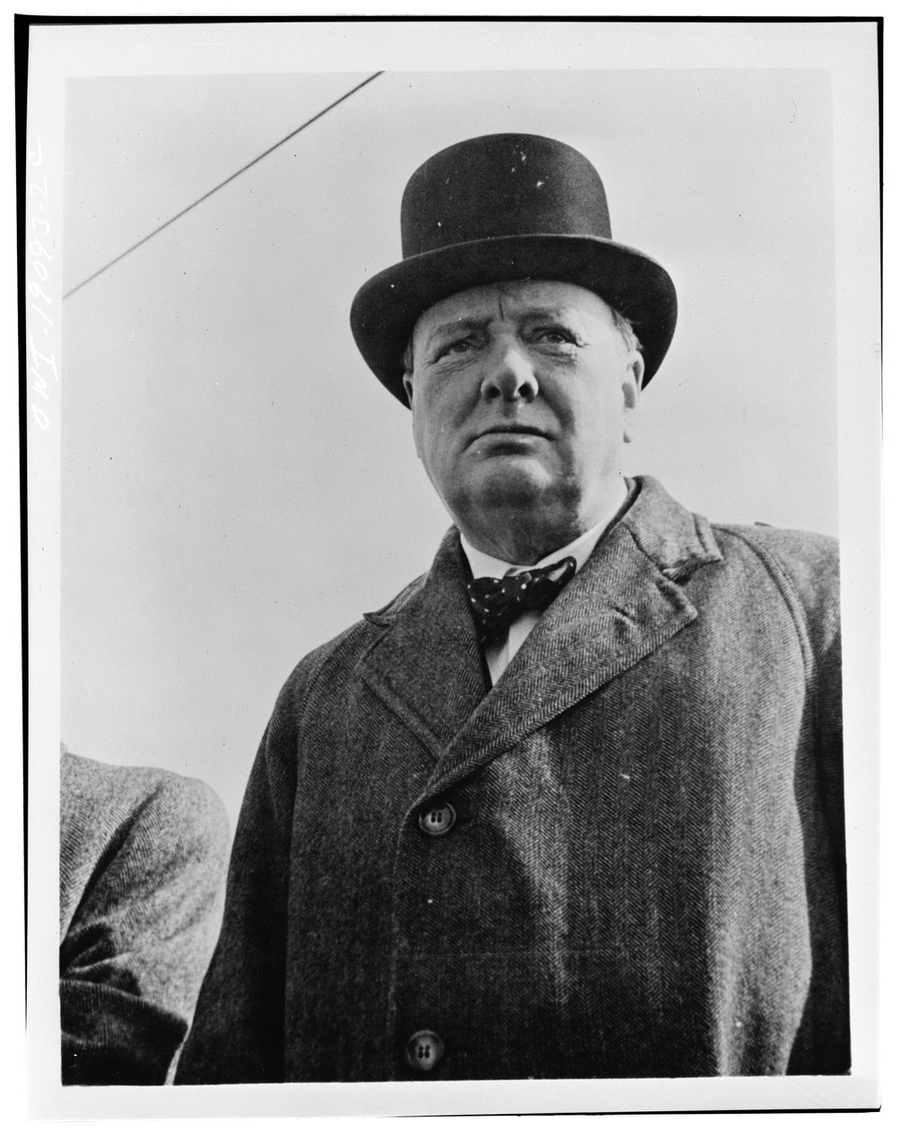 Minister-president Winston Churchill van Groot-Brittannië, ca. 1942 (z/w foto) door American Photographer