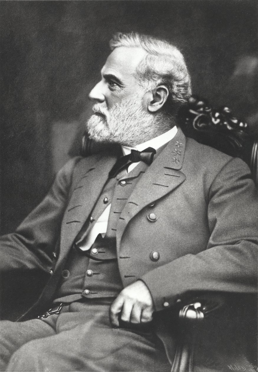 Robert E. Lee (z/w foto) door American Photographer