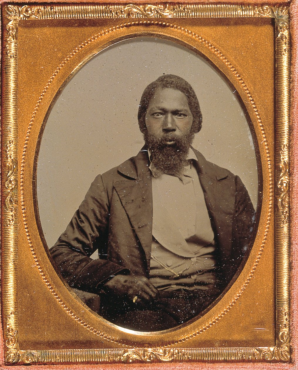 Stoïcijnse man, ca. 1855 door American Photographer