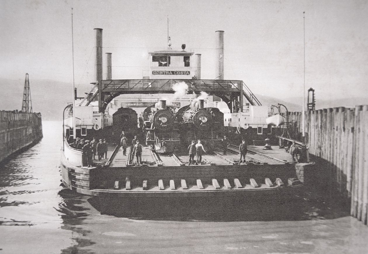 De Contra Costa Ferry, ca. 1920 door American Photographer