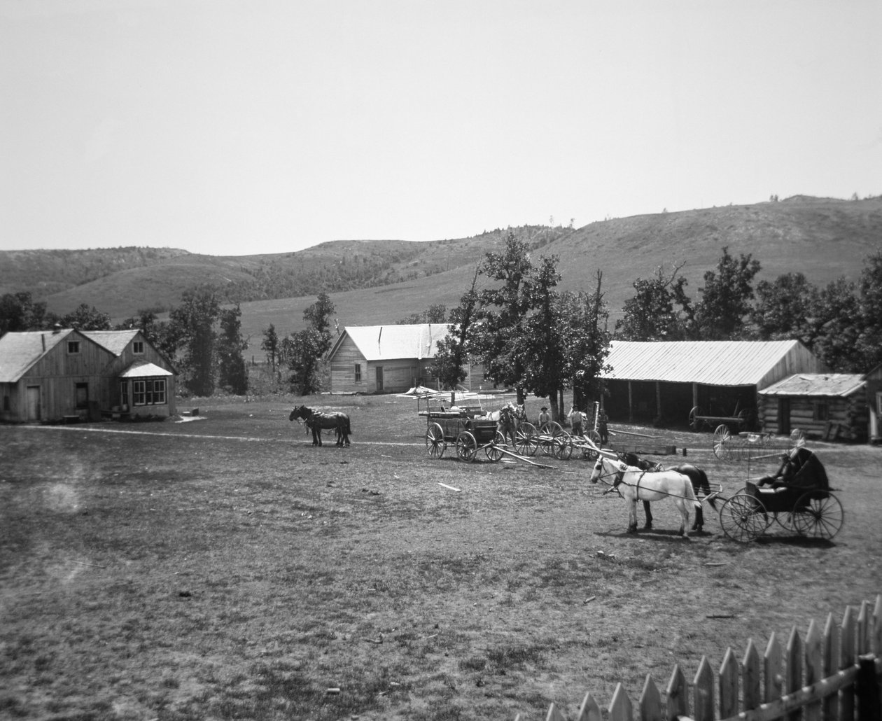 The Haylie Ranch, Crook County, Wyoming, c.1890 door American Photographer