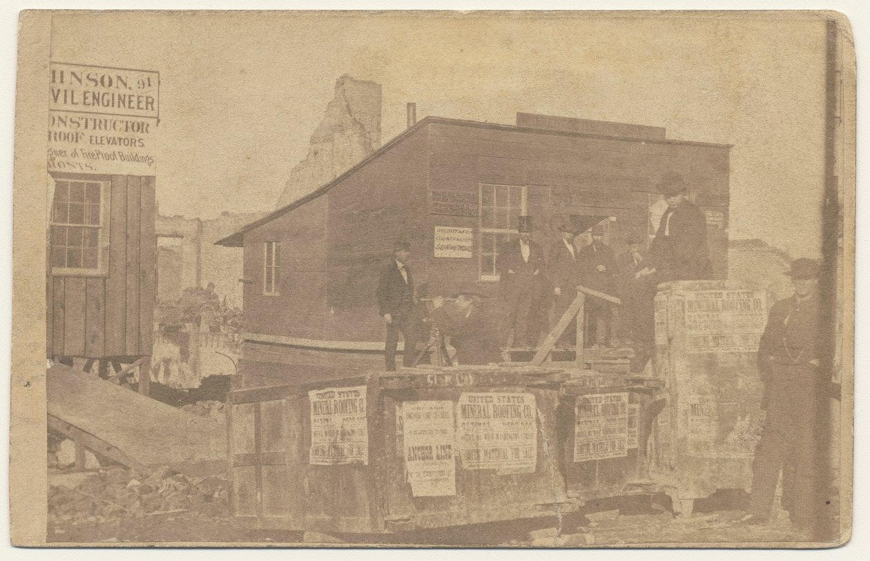 W. D. Kerfoot Blok, 1871 door American Photographer