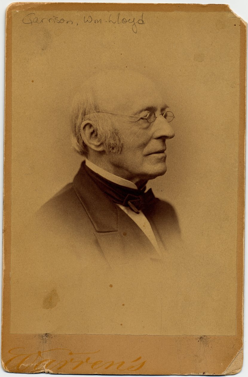 William Lloyd Garrison (1805-79), Amerikaanse abolitionist, foto door George K Warren, Boston door American Photographer