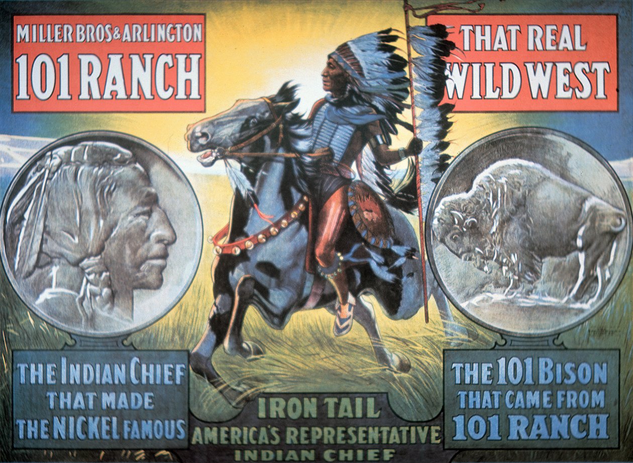 101 Ranch Wild West Show poster, met 