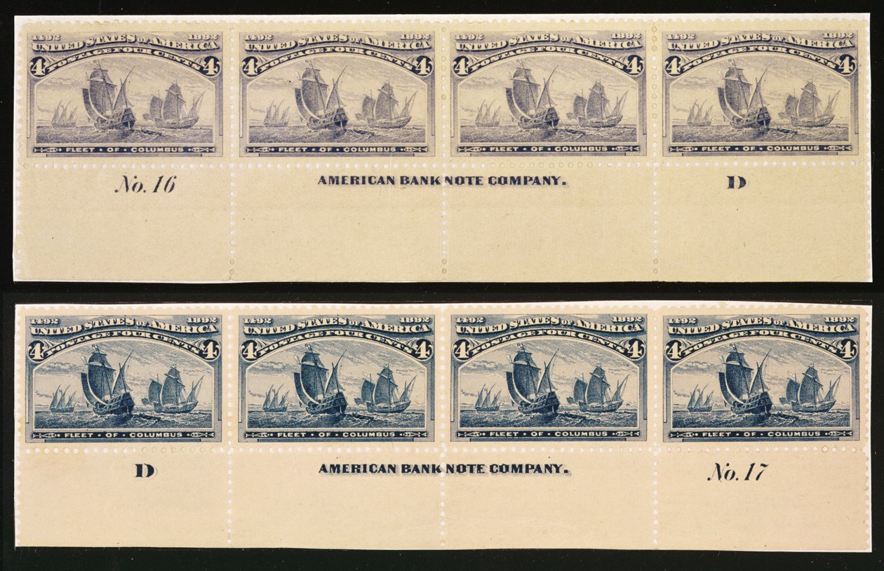 4-Cent Vloot van Columbus door American School