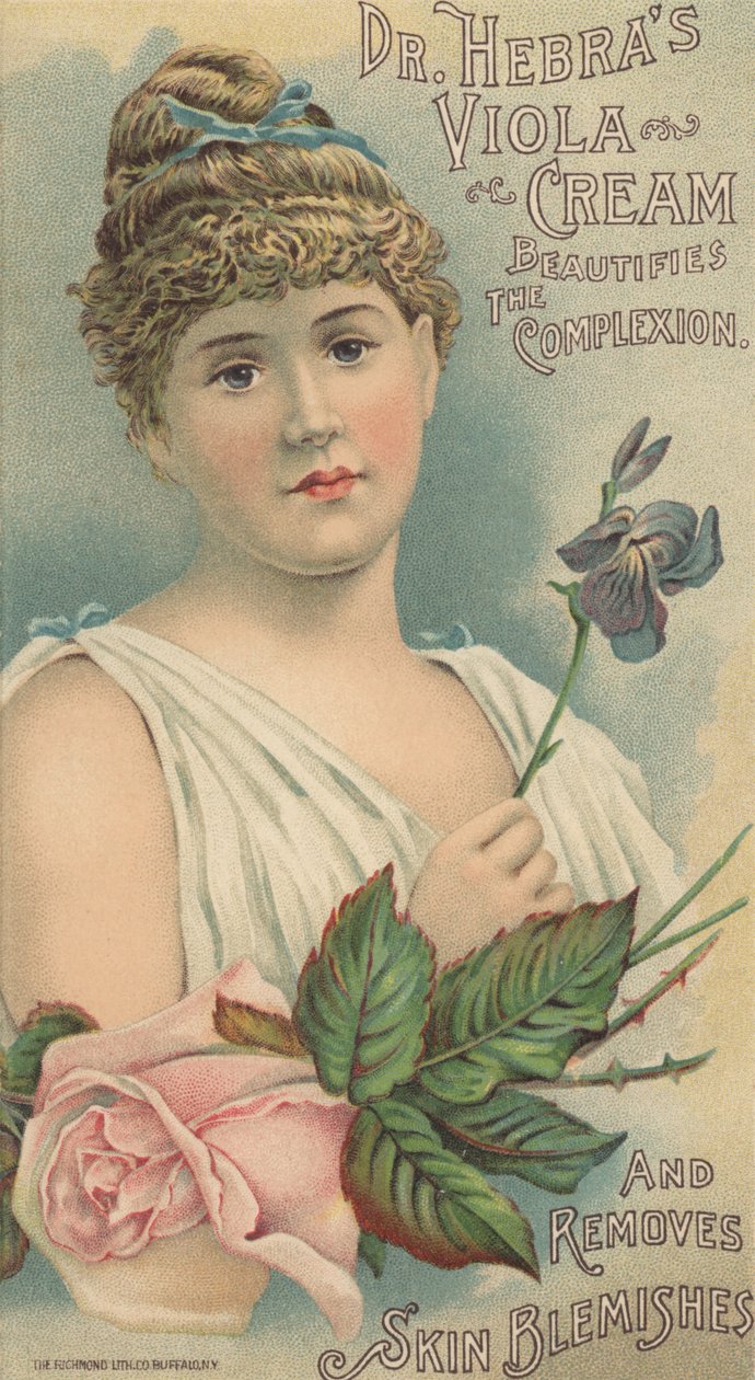 Advertentie voor Dr. Hebras Viola Cream, c.1897 door American School