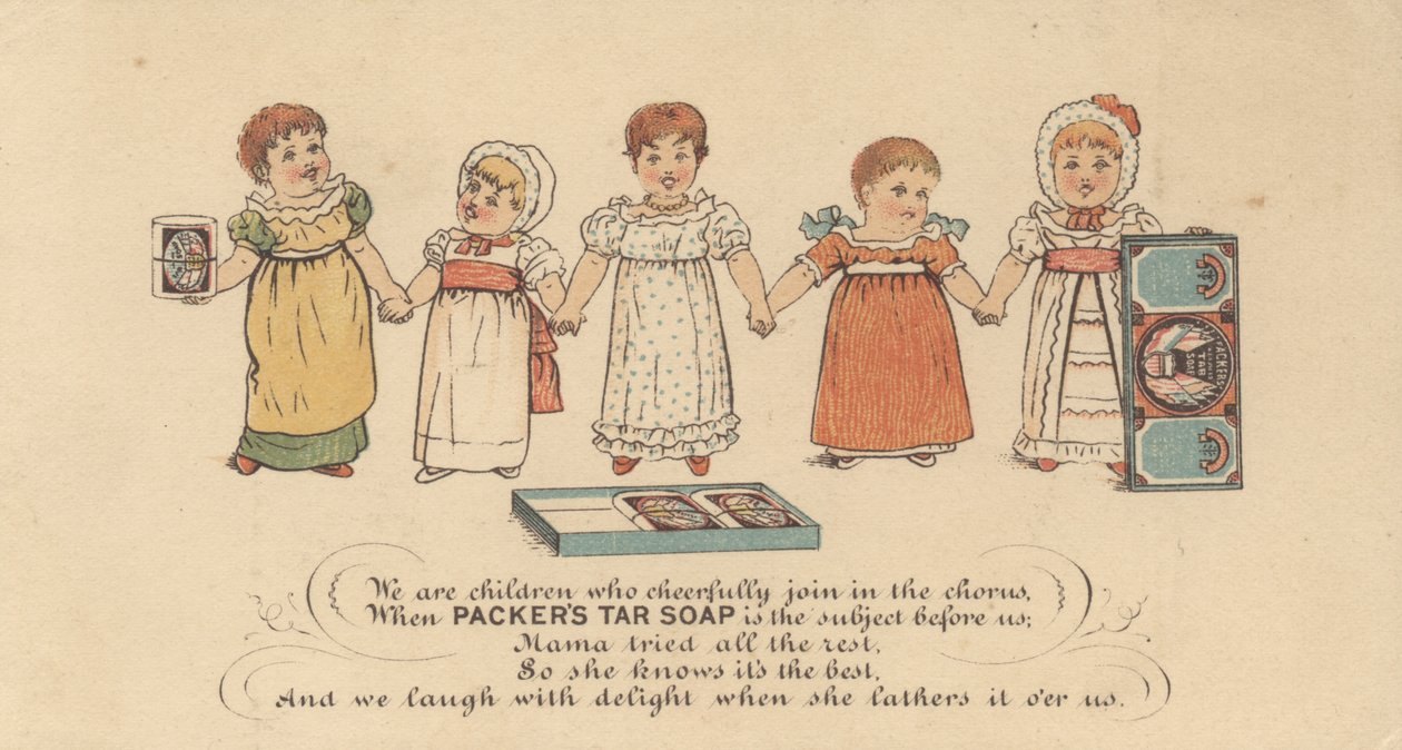 Advertentie voor Packers Tar Soap, c.1880 door American School