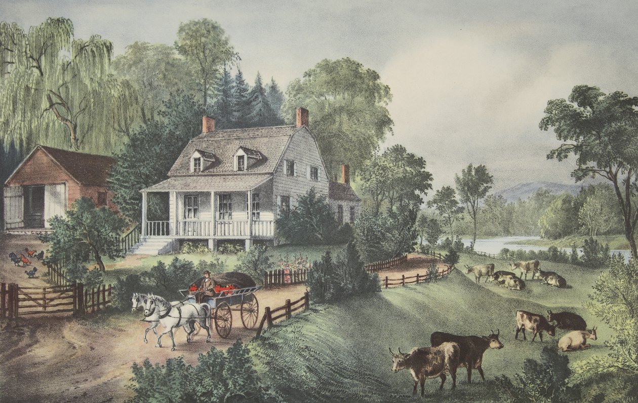 Amerikaans landhuis - zomer door American School